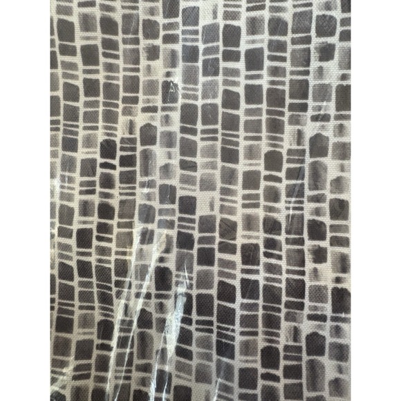 Tommy Bahama Pole Top Drapes curtain 2 Panels 54x108 Charcoal Mosaic HTF New - Picture 4 of 6